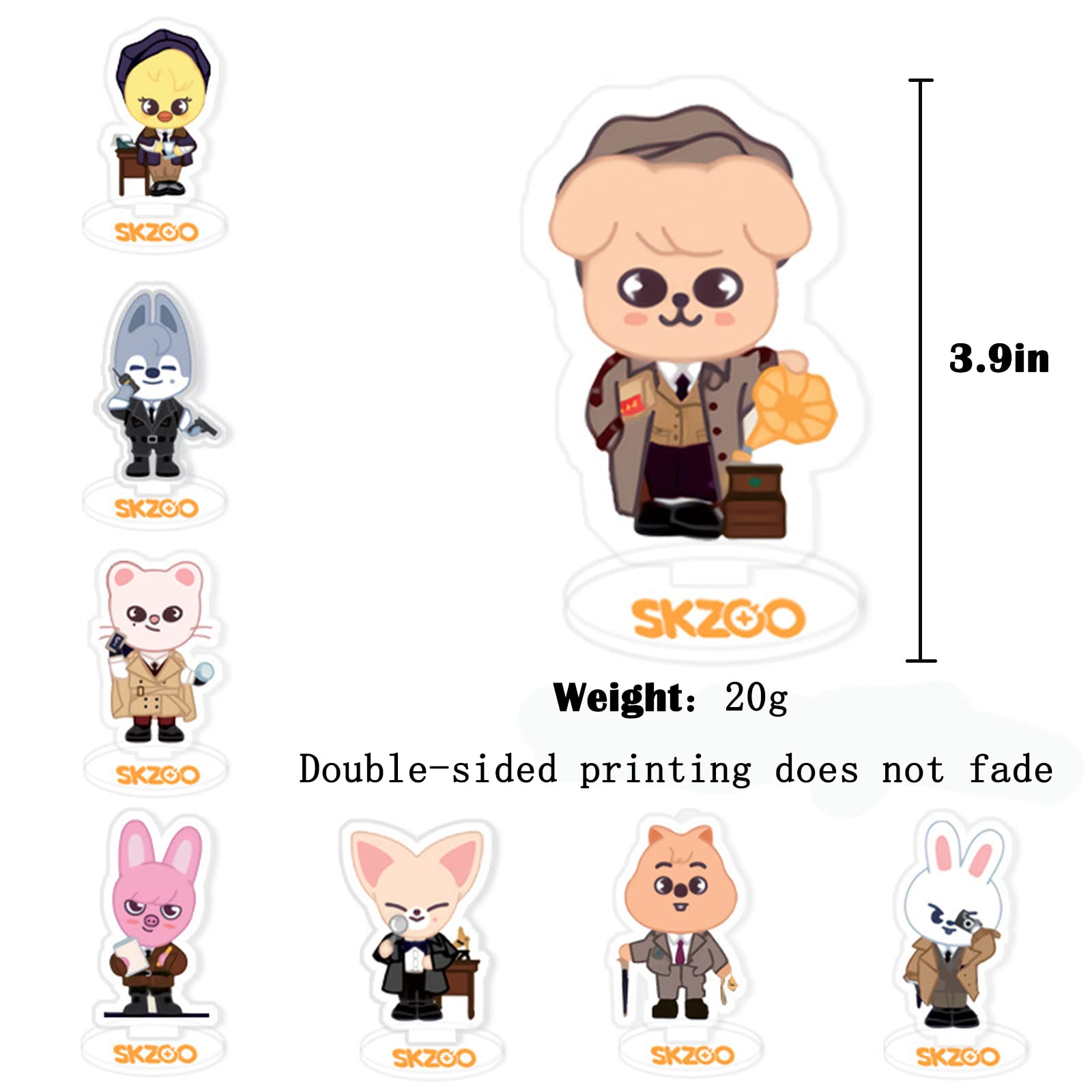 Stray Kids Stand Figure,Skzoo Acrylic Stand Figure Standee